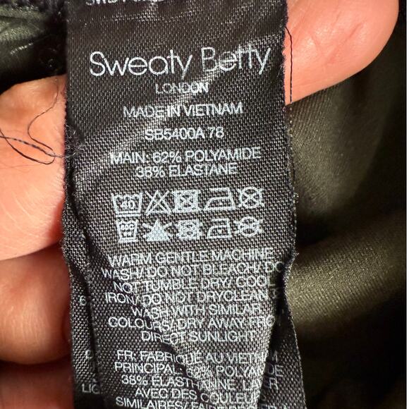 Sweaty Betty Power 7/8 Leggings Women’s S Green Leaf Print Workout Yoga Pants - Picture 6 of 6